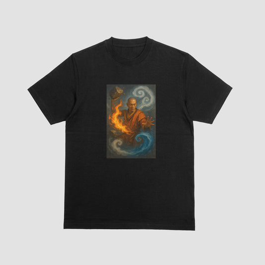Monk Bending Elements Tshirt - Graffic Tees USA