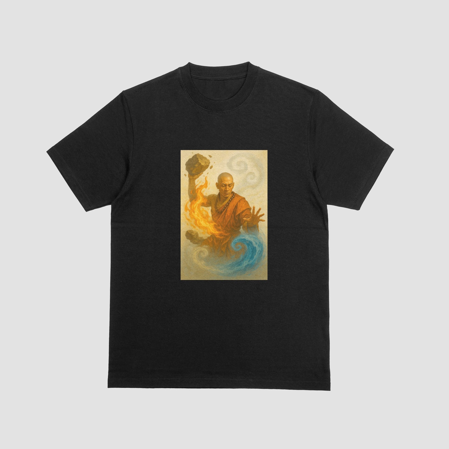 Monk Bending Elements Tshirt - Graffic Tees USA