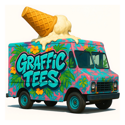 Ice-cream Truck Tshirt - Graffic Tees USA